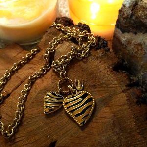 Roberto Cavalli, Just Cavalli, 16 inch gold-plated necklace